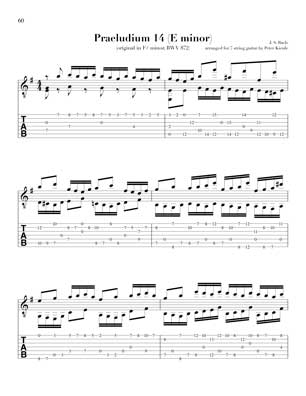 Bach Well Tempered Clavier for 7 string guitar Vol 3