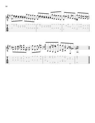 Bach Well Tempered Clavier for 7 string guitar Vol 3