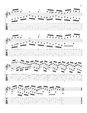 Bach Well Tempered Clavier for 7 string guitar Vol 3