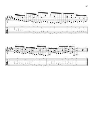 Bach Well Tempered Clavier for 7 string guitar Vol 4