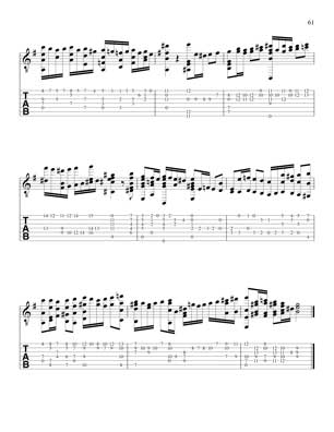 Bach Well Tempered Clavier for 7 string guitar Vol 4