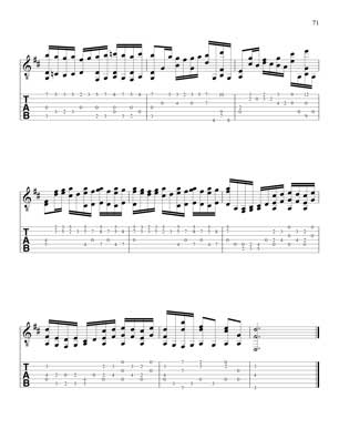 Bach Well Tempered Clavier for 7 string guitar Vol 4