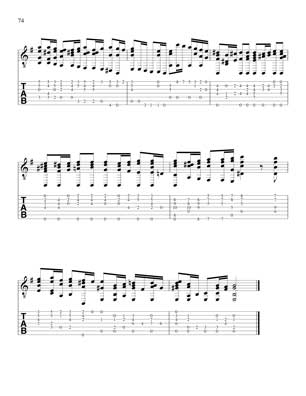 Bach Well Tempered Clavier for 7 string guitar Vol 4