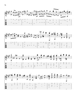 Bach Well Tempered Clavier for 7 string guitar Vol 4