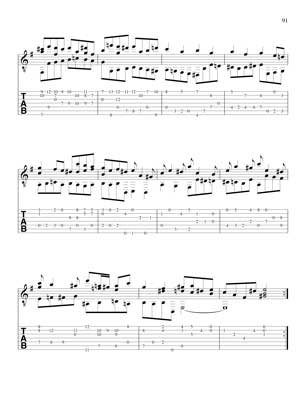 Bach Well Tempered Clavier for 7 string guitar Vol 4